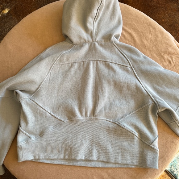 Lululemon Scuba Oversized Half-Zip Hoodie Powder Blue - Picture 6 of 14